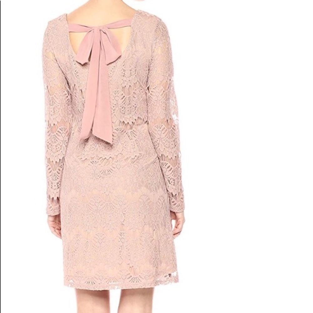 Nicole Miller Studio Lace Shift Dress Tie Back NWT